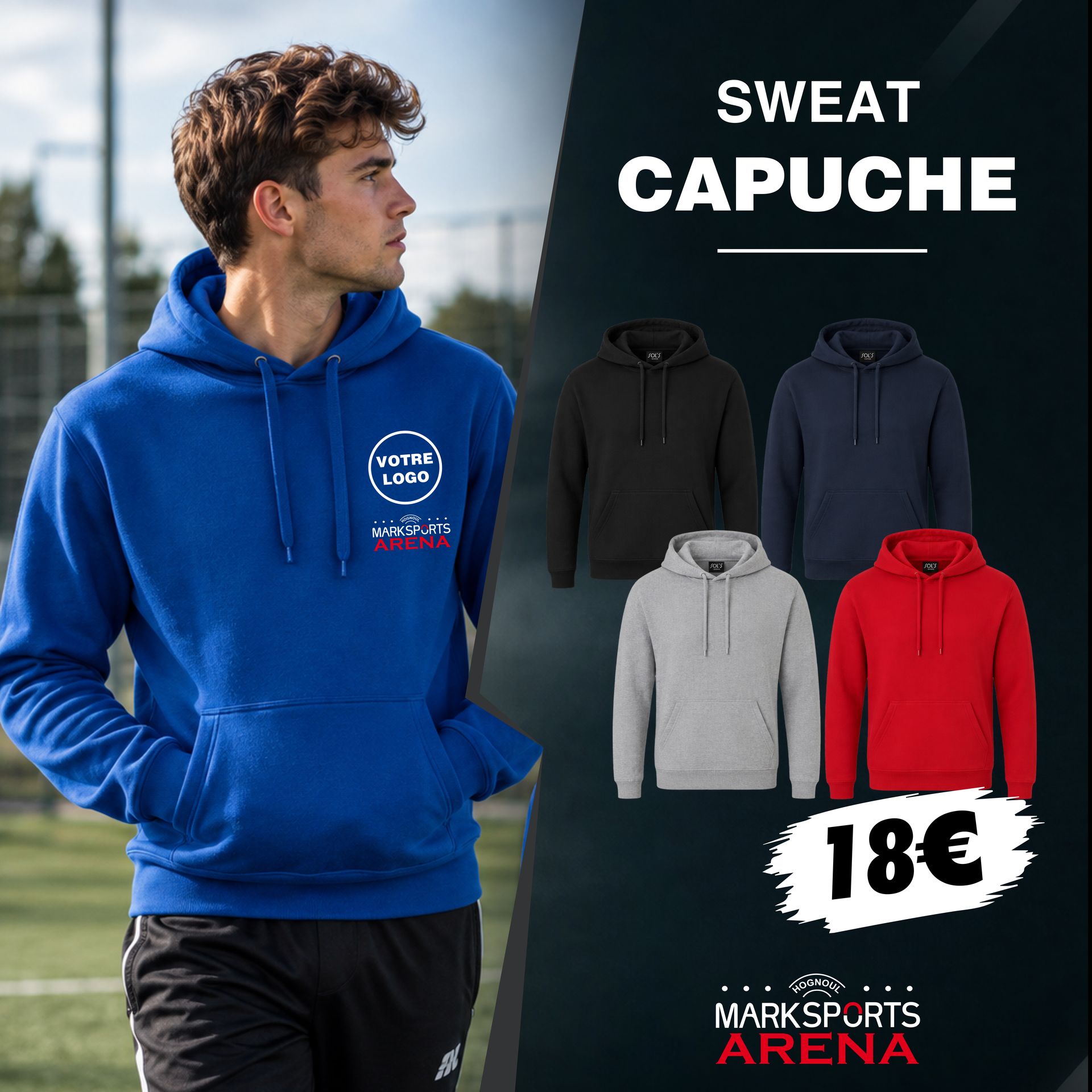 Sweat à capuche Saint-Nicolas