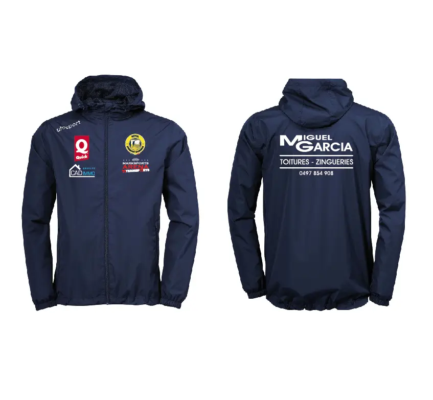 Kway Uhlsport 100529941 avec Sponsors et logo